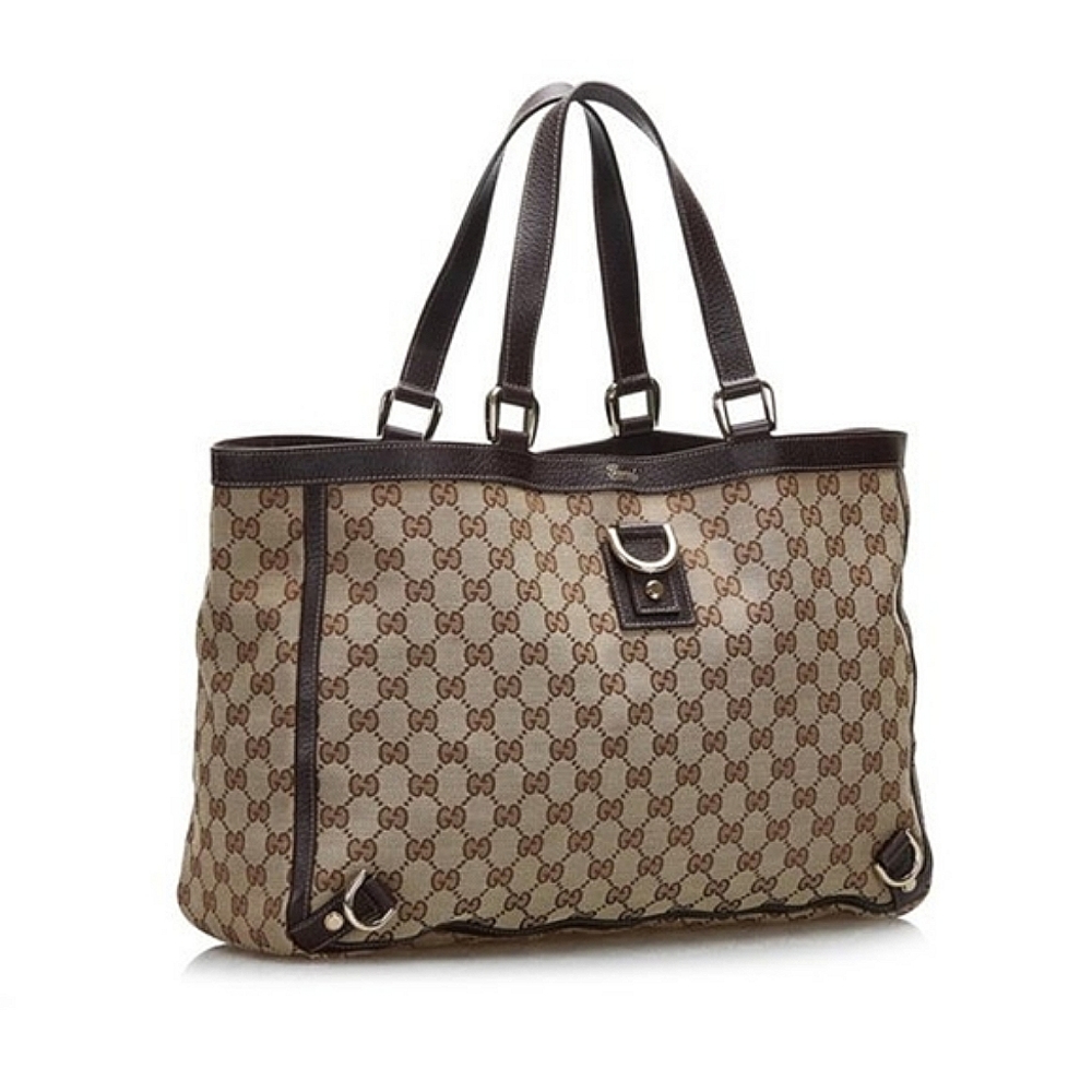 Authentic Gucci GG Canvas Abbey D-Ring Tote Bag - Picture 3 of 16